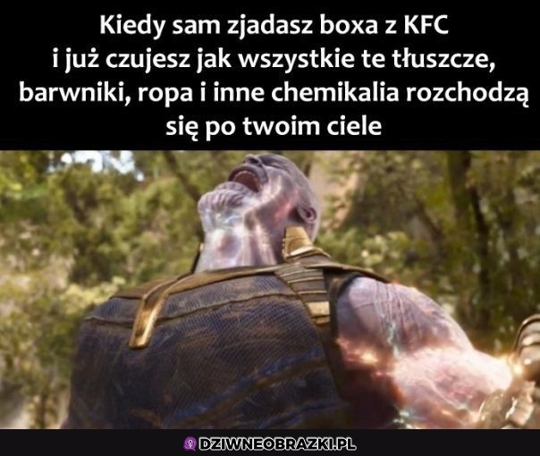 Kiedy zjesz śmieciowe żarcie