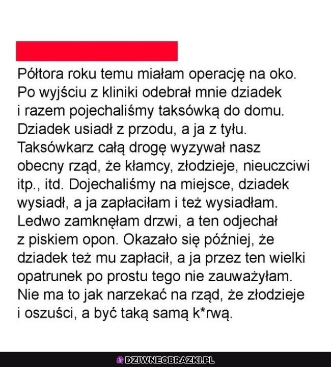 I to jest właśnie typowe polactwo