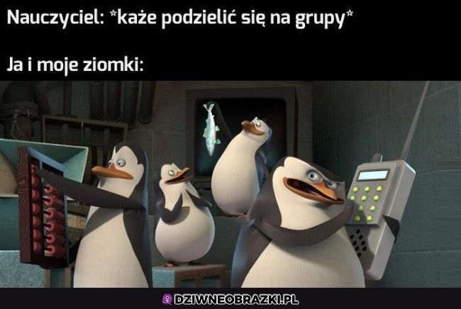 Podział na grupy