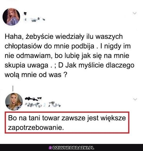 Dlaczego do niej podbijają?