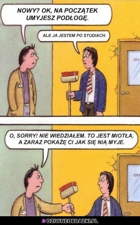 Nowy w robocie