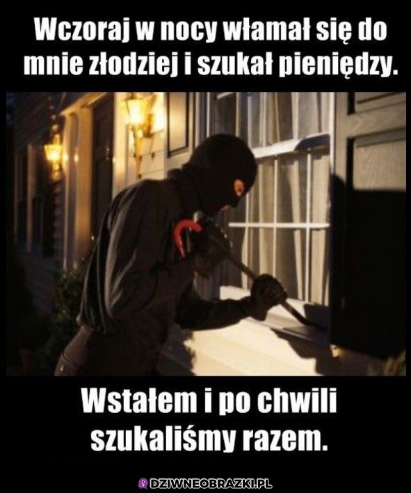Wizyta włamywacza