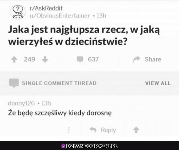 Fakt, to było głupie