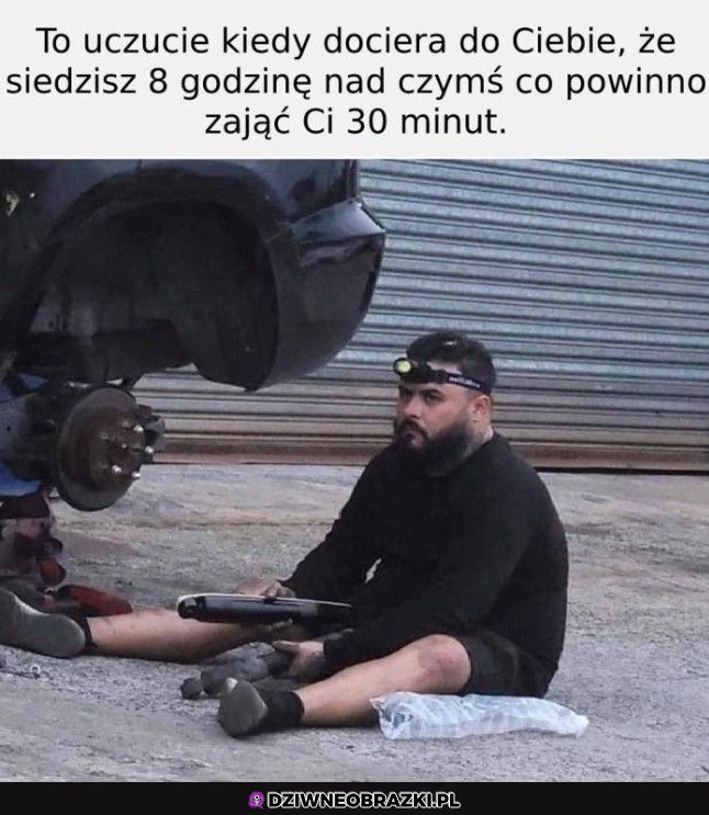 Kiedy przeliczyłeś się lekko