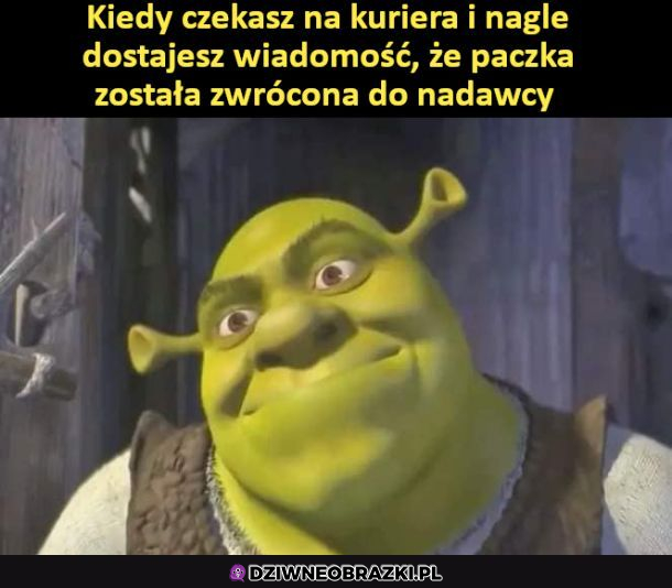Kiedy czekasz na kuriera