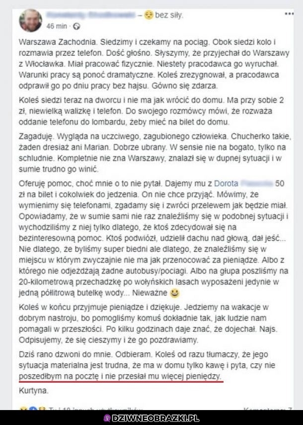 Daj człowiekowi palec a będzie...