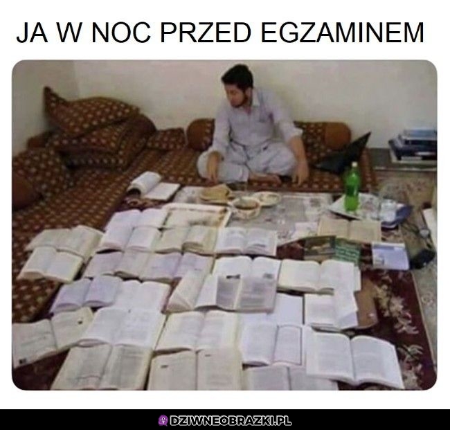 Noc przed egzaminem