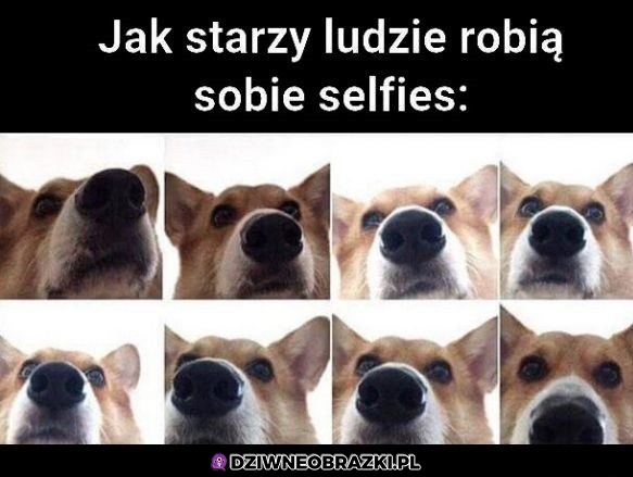 Selfie starych ludzi