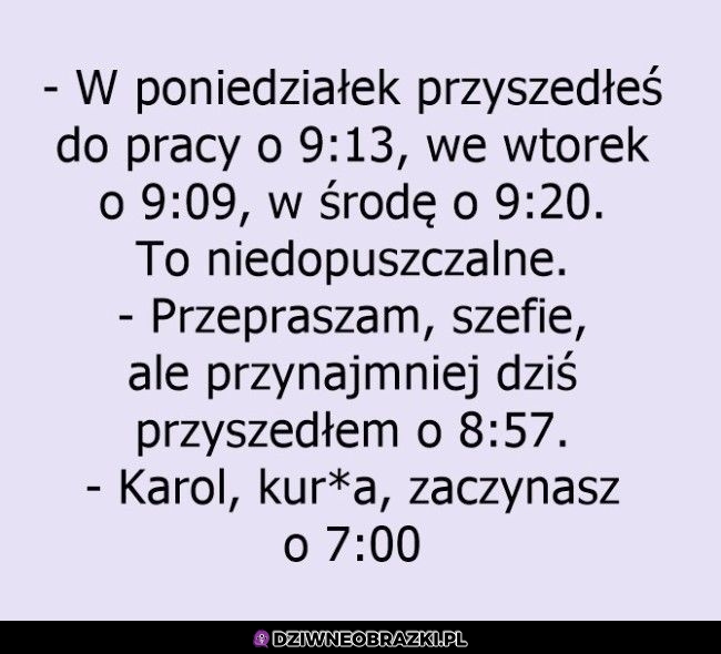 Dobrze, że przychodzi