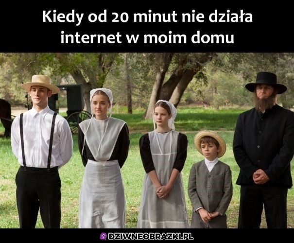 Kiedy od 20 minut nie ma internetu