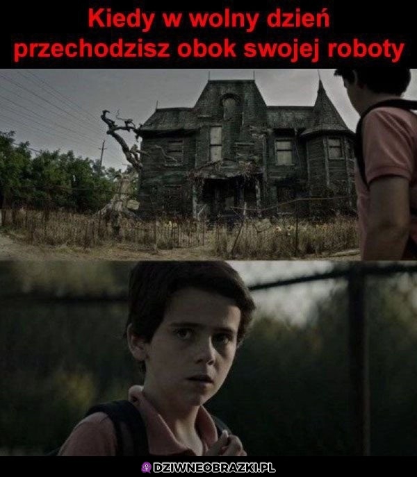 Przejście koło pracy