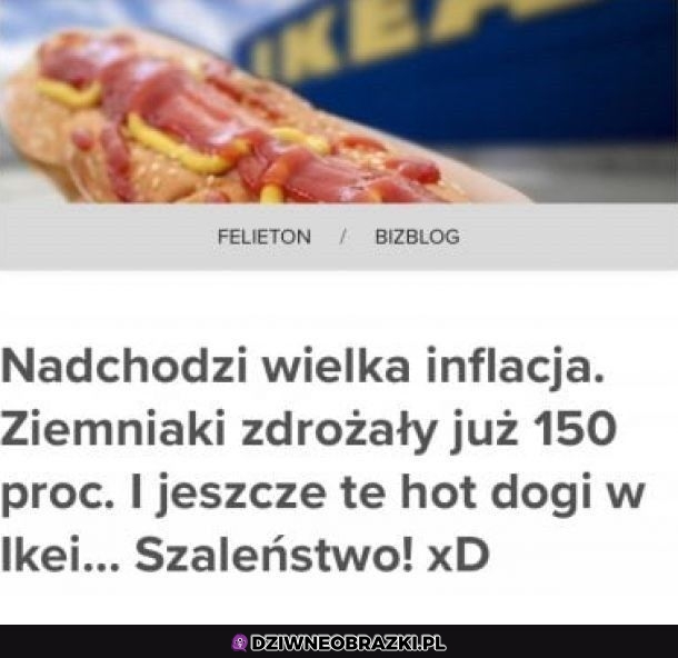 Inflacja nadchodzi