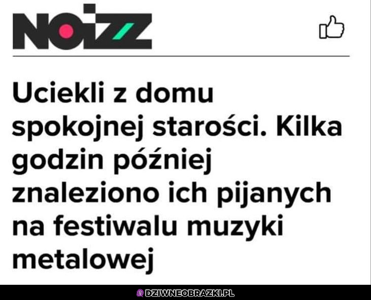 Ucieczka z domu starości