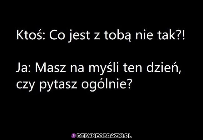 Co jest nie tak?