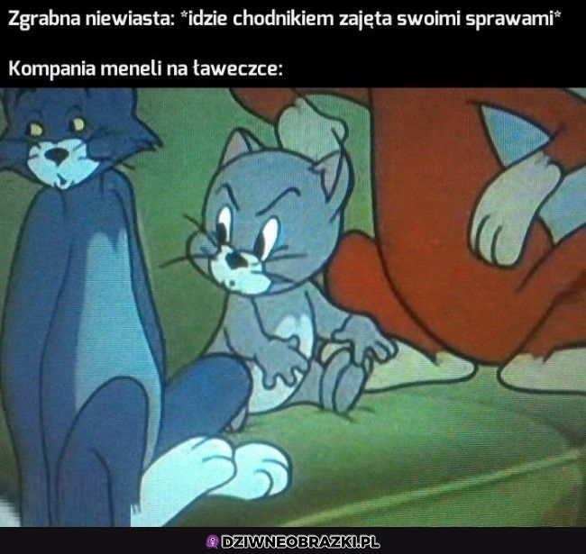 Kiedy idzie zgrabna niewiasta