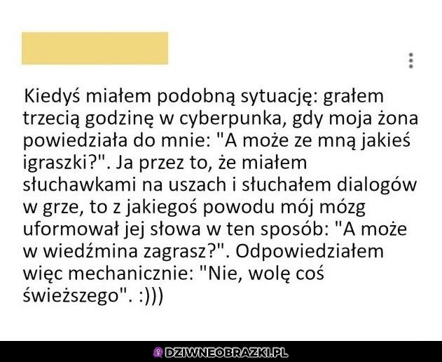 To nie było najlepsze co mógł powiedzieć