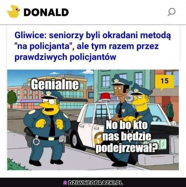 Genialny plan policji 