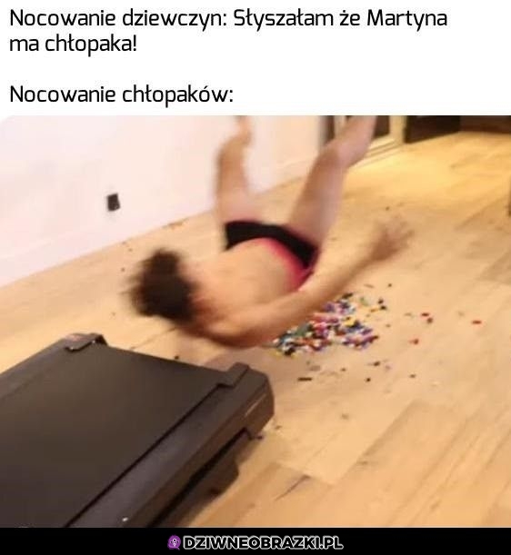 Nocowanie chłopaków