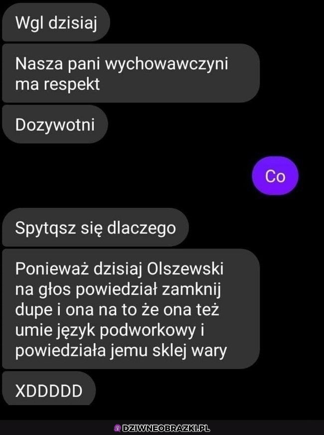 Nie będzie jej byle leszczyk pyskował