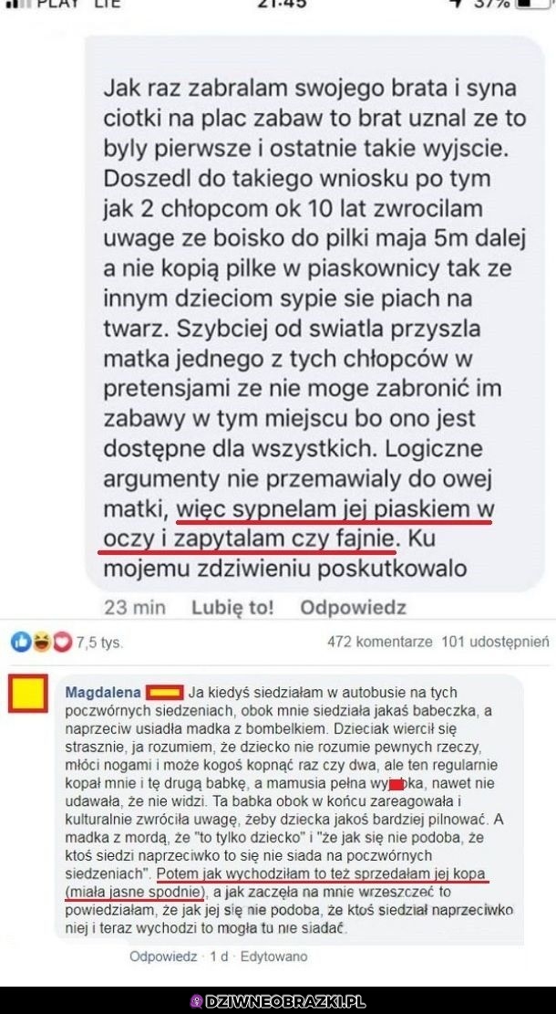 Szybki sposób na madkę wkurwiających dzieciaków