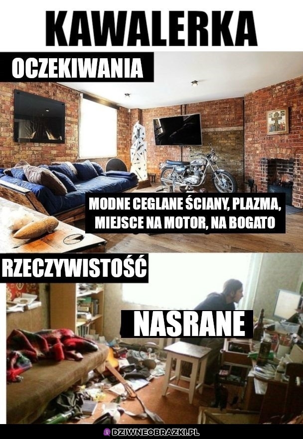 Mieszkanie w kawalerce