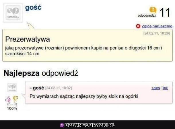 Jaki rozmiar powinien kupić?