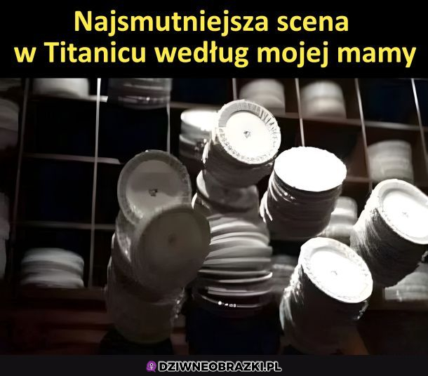 Smutna scena w Titanicu