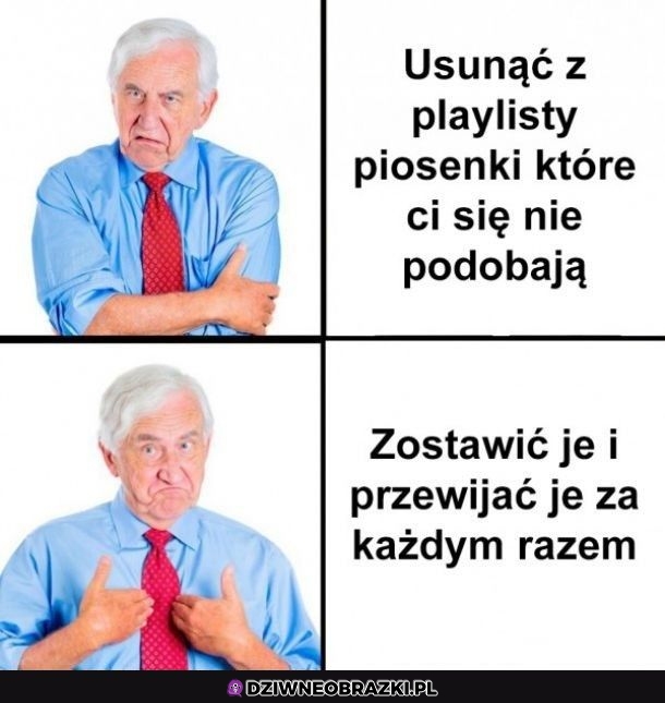 Piosenki na liscie takie są