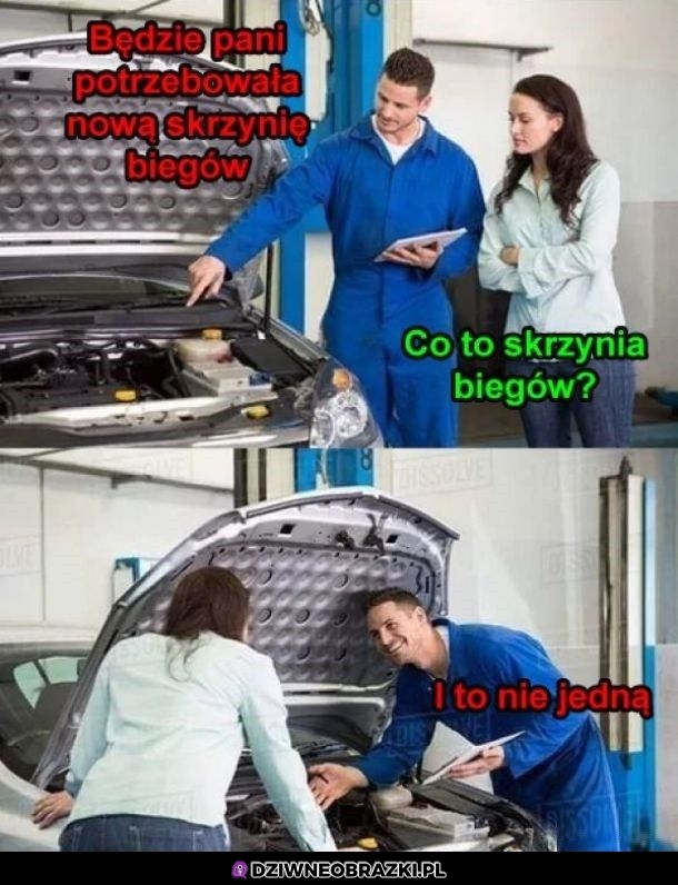 Będzie potrzebna nowa skrzynia