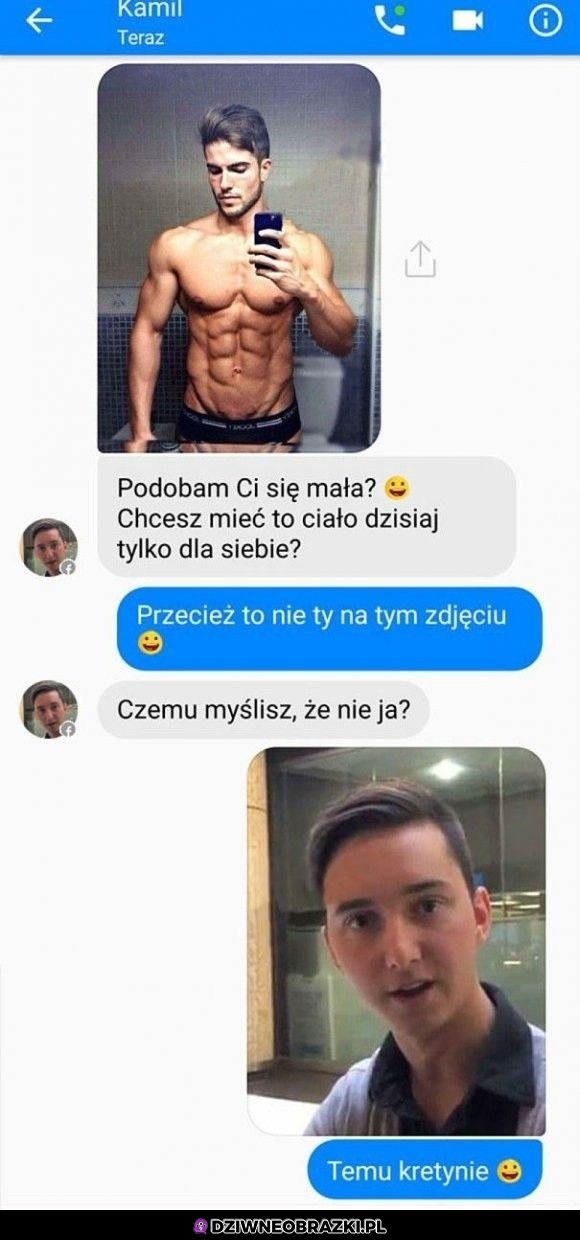 Ziomek kiepsko przygotował bajerkę