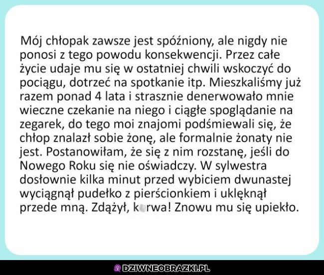 Kiedy wszystko robisz na ostatnią chwilę