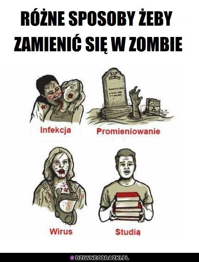 Jak zostać zombie