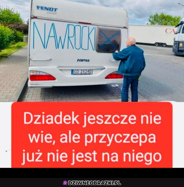 Dziadek będzie jutro w szoku