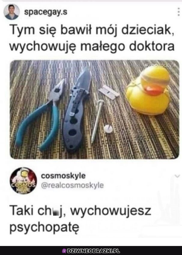 Ciekawe na kogo wyrośnie