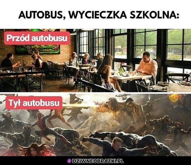 W autobusie
