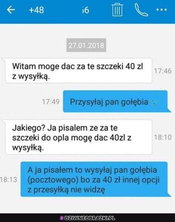 Kiedy próbujesz się targować