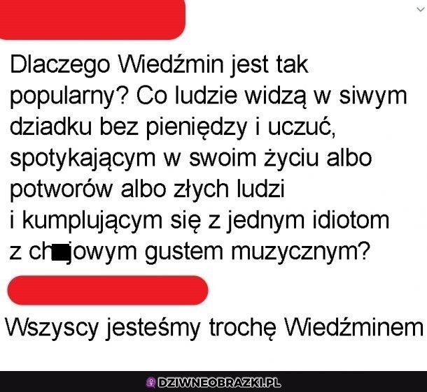 Dlaczego Wiedźmin jest taki popularny?