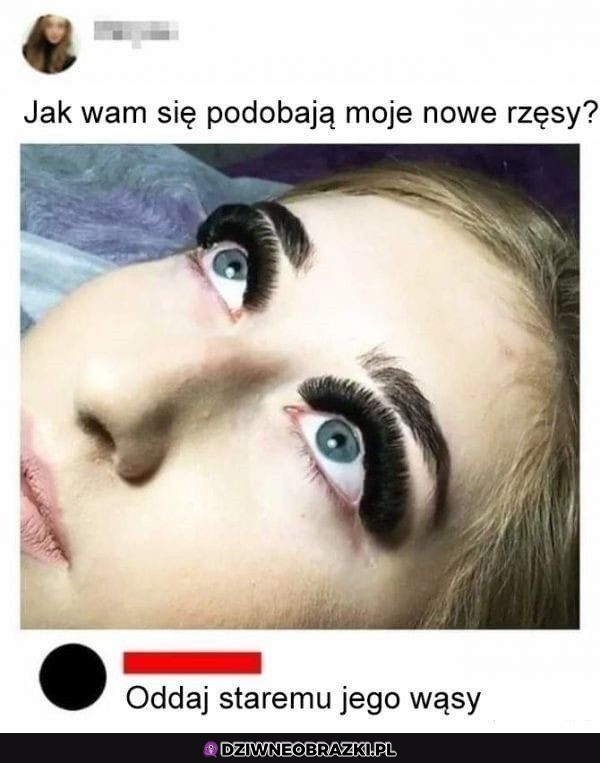 Takie rzęsy