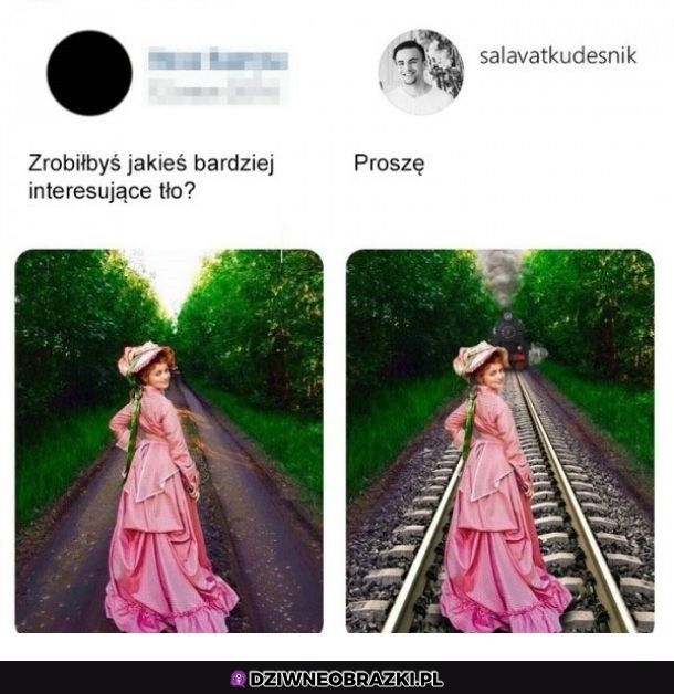 Interesujące tło