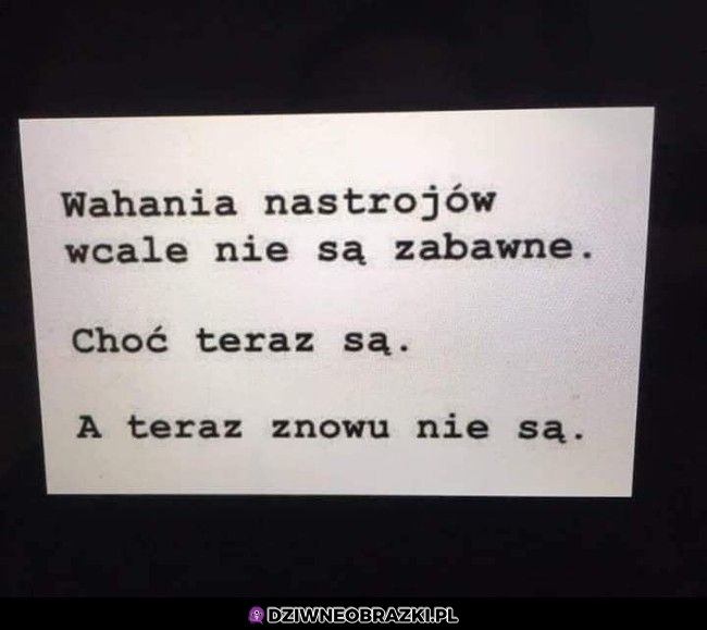 Wahania nastrojów