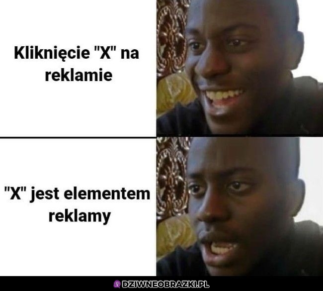 X na reklamie
