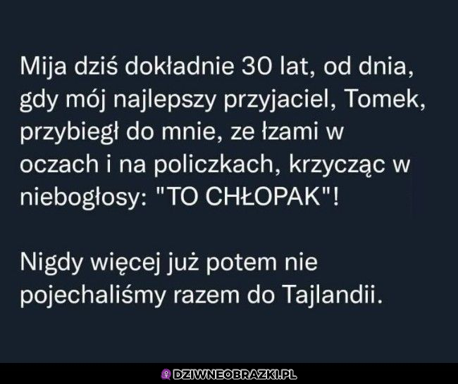 To wspomnienie zostanie z nim na zawsze