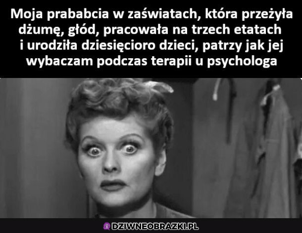 Babcia w szoku
