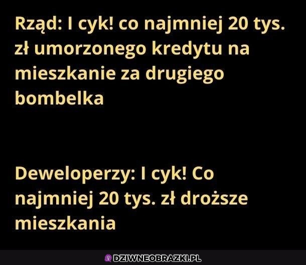 Brawo, tak dalej to nigdy się nie dorobię mieszkania