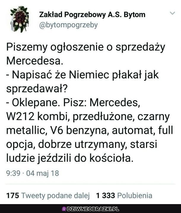 Jak sprzedać używanego mercedesa?