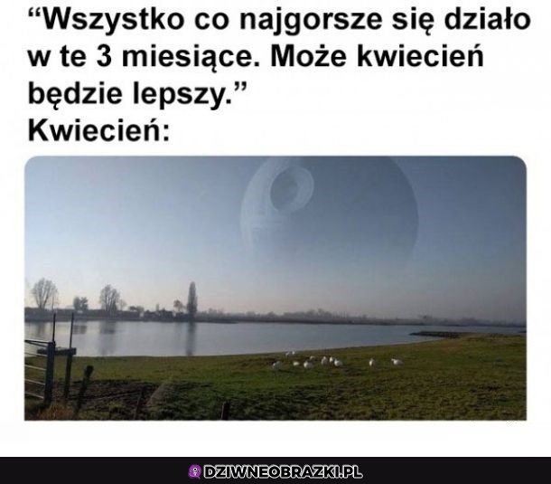 Ciekawe co będzie w kwietniu