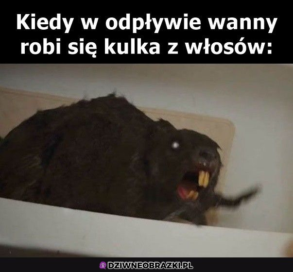 Odpływ w wannie