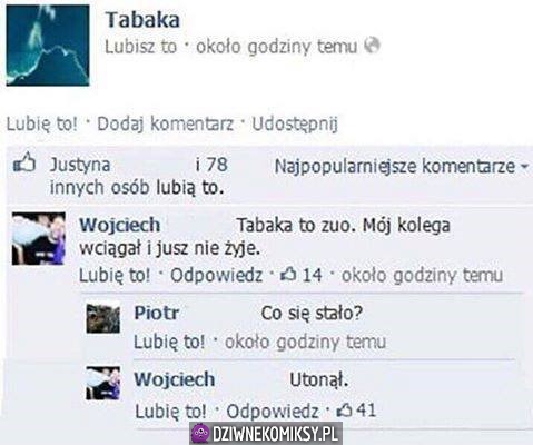 Tabaka to zło