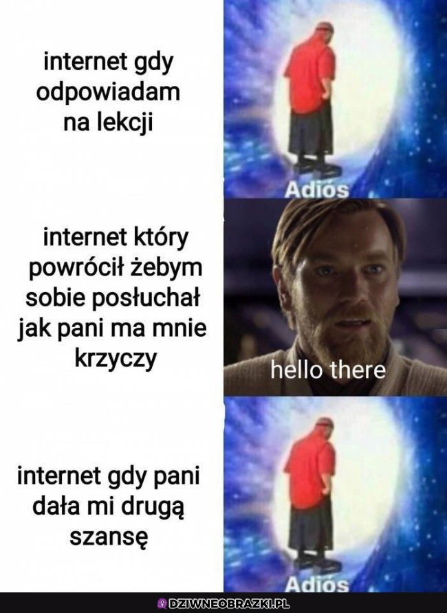 Dziękuję internecie