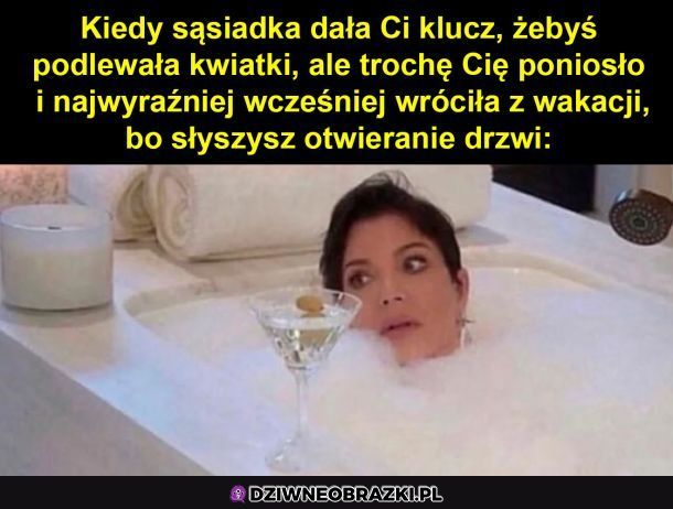 Kiedy miałeś pomagać sąsiadce